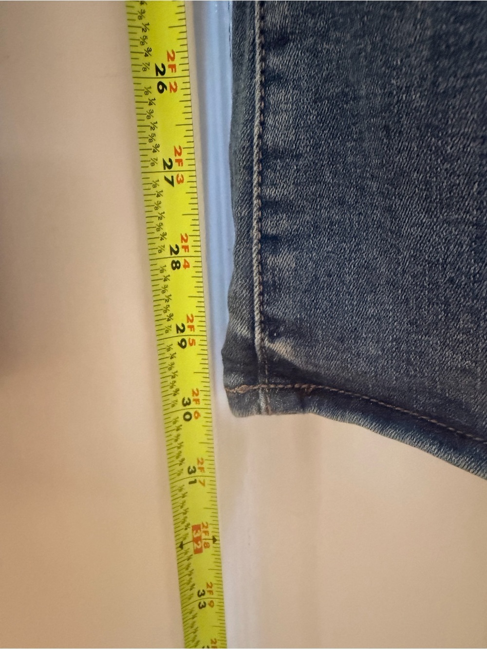 American Eagle Outfitters High Rise Skinny Kick Size 2 Light Wash Bootcut Jeans - Picture 4 of 7